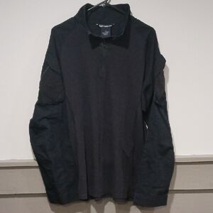 5.11 Tactical Series Black/Deep Navy 1/4 Zip Pullover XL